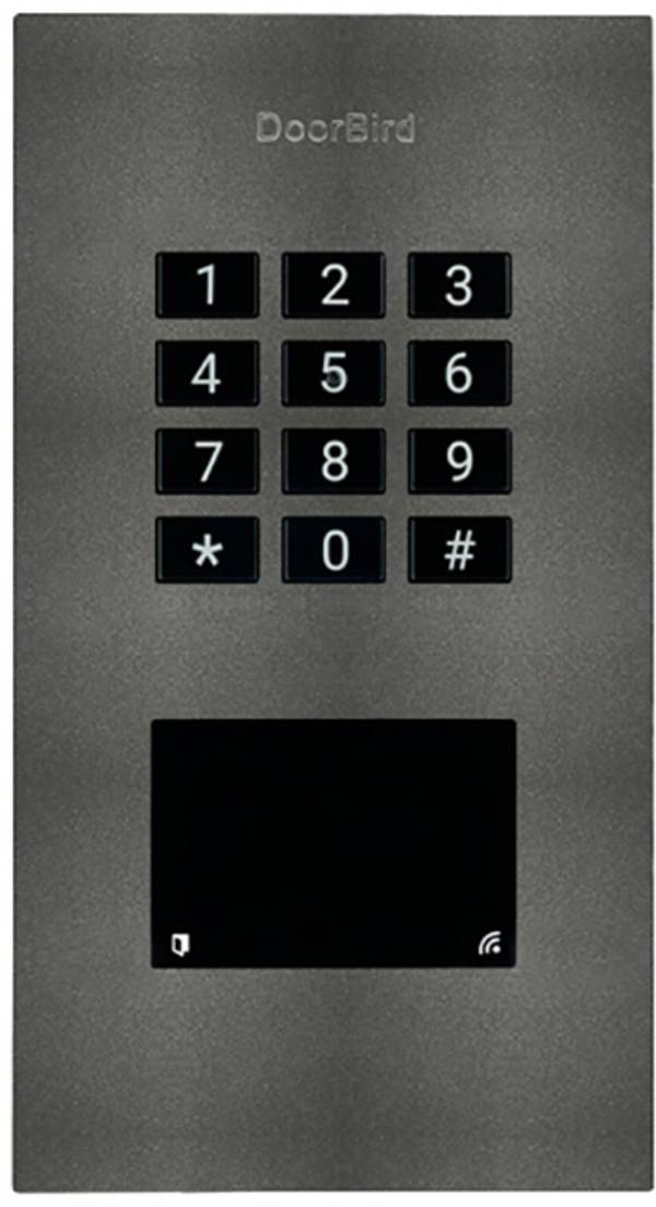 DoorBird 423872240 Code-Tastatur mit RFID Unterputz   IP65 mit beleuchteter Tastatur