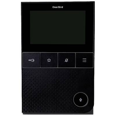 DoorBird A1101 Black Edition Video-Türsprechanlage LAN, WLAN Inneneinheit  Schwarz