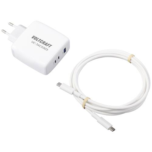 VOLTCRAFT UC-3ACX003 USB Ladegerät 120 W Innenbereich Ausgangsstrom (max.) 5 A 3 x 1x USB-A, 2x USB-C® GaN