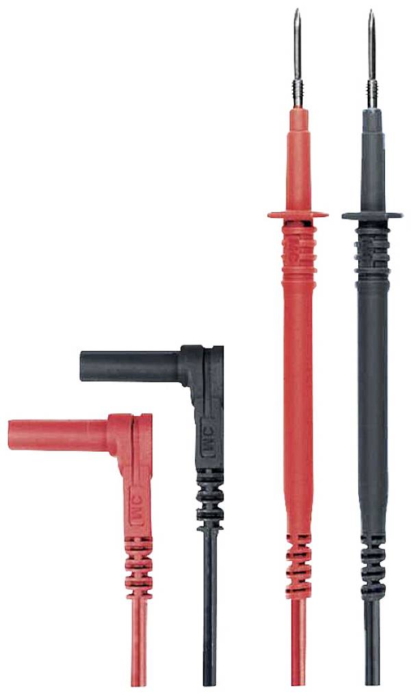 Gossen Metrawatt KS17-S Messleitung Prüfspitze 4 mm-Stecker 1.50 m Rot/Schwarz 1 St.