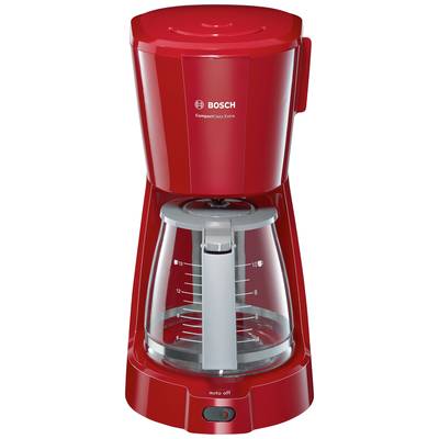Bosch Haushalt TKA3A034 Kaffeemaschine Rot  Fassungsvermögen Tassen=10 