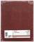 Ein rotes Schleifpapier von Bosch, G100, für 'Wood+Paint', 230mm x 280mm, verpackt in Kunststofffolie. Enthält 50 Blatt.
