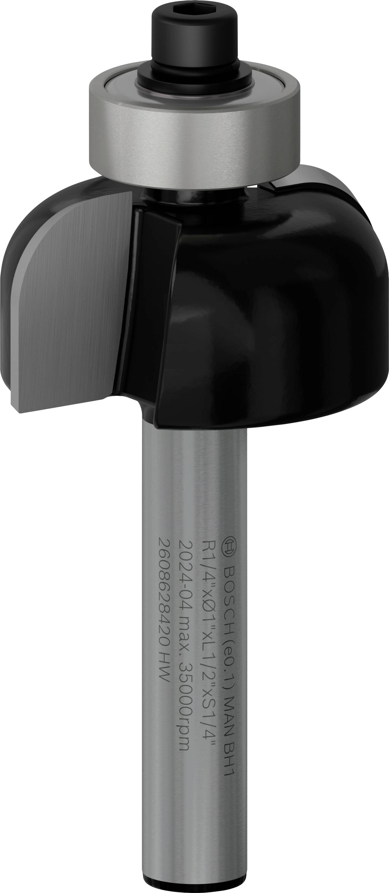 Thumbnail - Bosch Accessories 2608628420 Hohlkehlfräser Arbeits-Länge 12.70 mm Schaftdurchmesser 6.35 mm 1 Stück