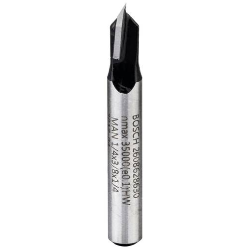 Thumbnail - Bosch Accessories 2608628630 Nutfräser Arbeits-Länge 9.20 mm Schaftdurchmesser 6.35 mm 1 Stück
