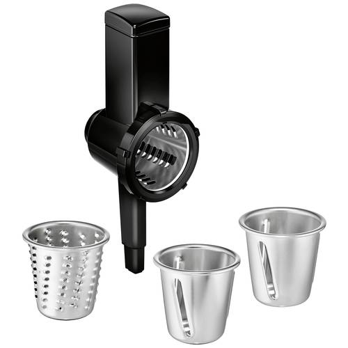 Bosch Haushalt MUZ9RV1 Käsereibe Schwarz, Edelstahl