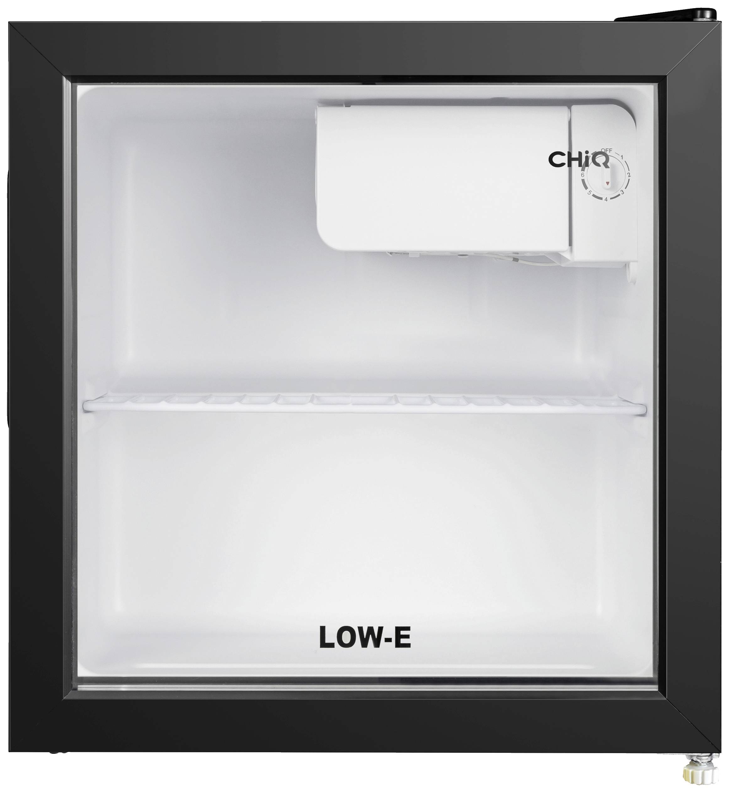 Glaskühlschrank CBE46DMF4EC EEK: E (A - G) 46 l Standgerät Schwarz-1