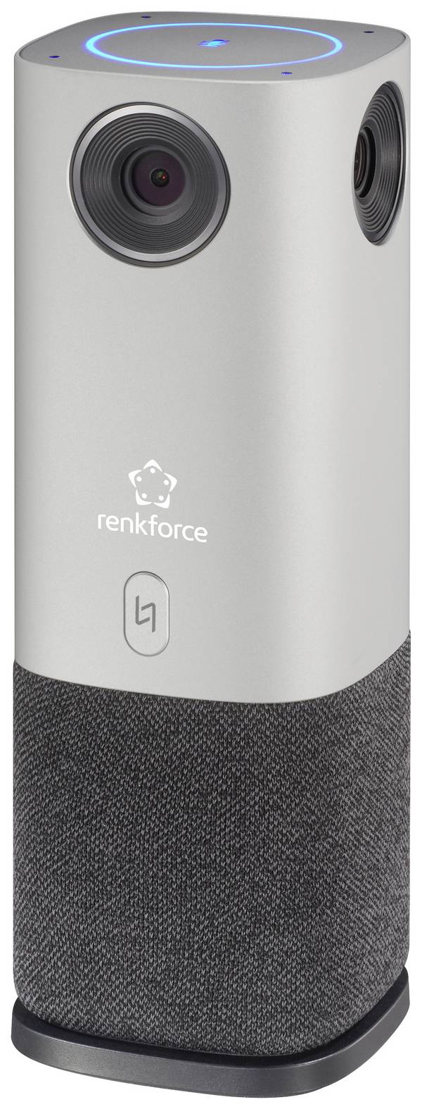 Renkforce RF-CC-800 360° Videokonferenz-System Full HD 1920 x 1080 Pixel 360° Erfassung, 4 Weitwinkel-Kameras, Voice Tracking Mikrofone (bis 5 m Reichweite), Lautsprecher, Standfuß