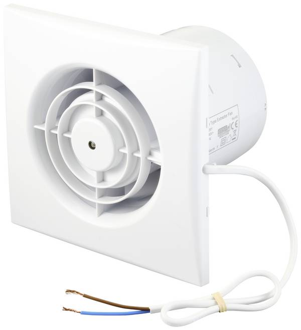 Sygonix Wand- und Deckenlüfter 230 V/AC 130 m³/h 100 mm