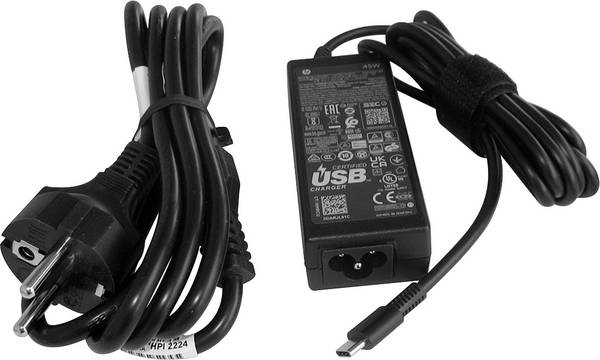 HP 45W USB-C LC Power Adapter EURO Notebook-Netzteil 45 W
