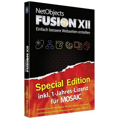 Markt & Technik Netobject Fuxion XII Special Edition Vollversion, 1 Lizenz Windows Webdesign-Software
