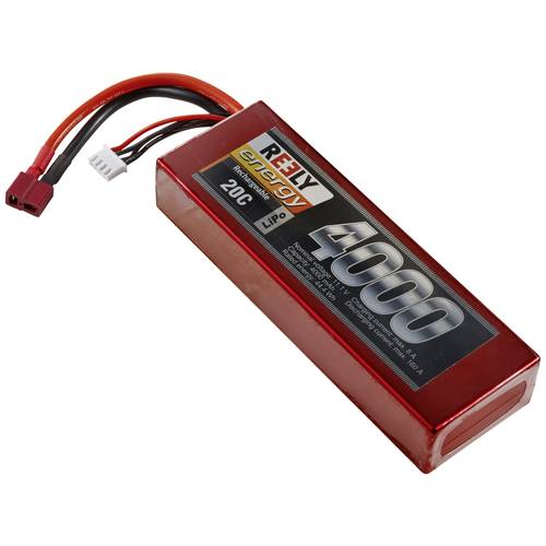 Reely Modellbau-Akkupack (LiPo) 11.1 V 4000 mAh Zellen-Zahl: 3 20 C Hardcase T-Stecksystem