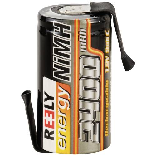 Reely Modellbau-Akku-Einzelzelle NiMH Sub-C 1.2 V 2400 mAh mit Lötfahne