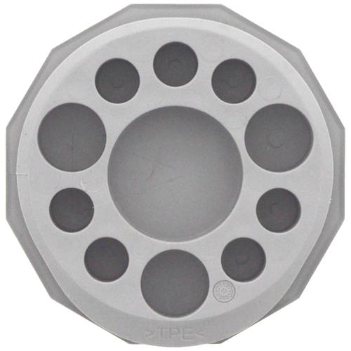 CONTA-CLIP KES-E-R 50/11 A GR Kabeleinführung Plattenstärke (max.) 2.5 mm Thermoplastisches Elastomer Grau 1 St.