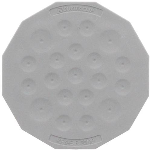 CONTA-CLIP KES-E-R 50/20 A GR Kabeleinführung Plattenstärke (max.) 2.5 mm Thermoplastisches Elastomer Grau 1 St.