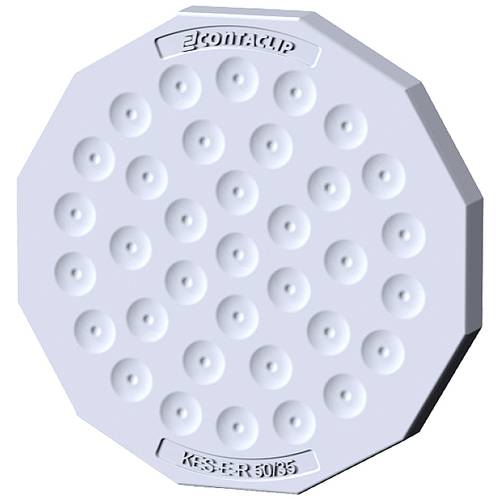 CONTA-CLIP KES-E-R 50/35 A GR Kabeleinführung Plattenstärke (max.) 2.5 mm Thermoplastisches Elastomer Grau 1 St.