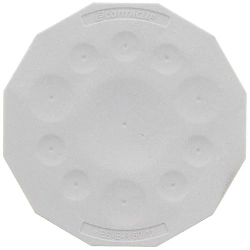 CONTA-CLIP KES-E-R 50/11 B GR Kabeleinführung Plattenstärke (max.) 4 mm Thermoplastisches Elastomer Grau 1 St.