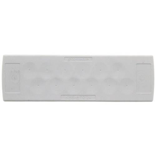 CONTA-CLIP KES-E 12/24 B GR Kabeleinführung Plattenstärke (max.) 4 mm Thermoplastisches Elastomer Grau 1 St.
