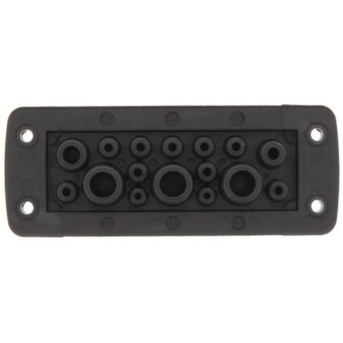 CONTA-CLIP KES 16-1/24 BK Kabeleinführung Polyamid 6.6 Schwarz 1 St.