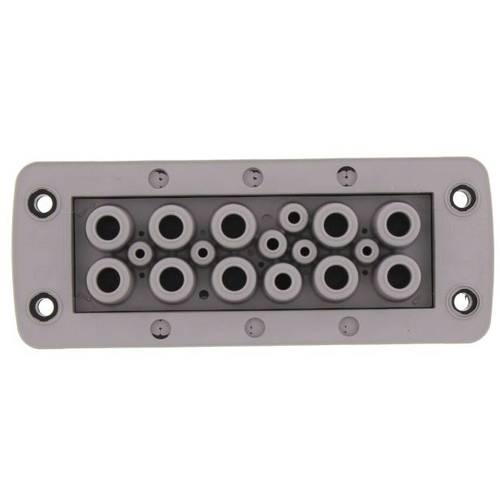 CONTA-CLIP KES 17/24 GR Kabeleinführung Polyamid 6.6 Grau 1 St.