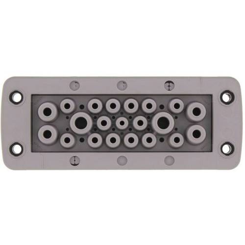 CONTA-CLIP KES 21/24 GR Kabeleinführung Polyamid 6.6 Grau 1 St.