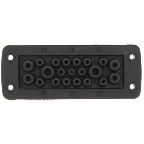 CONTA-CLIP KES 21/24 BK Kabeleinführung Polyamid 6.6 Schwarz 1 St.