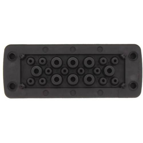 CONTA-CLIP KES-GB 20/24 BK Plattenstärke (max.) 2 mm Polyamid 6.6 Schwarz 1 St.