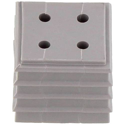 CONTA-CLIP KDS-DE 4X2-3 GR Dichtelement Thermoplastisches Elastomer Grau 10 St.
