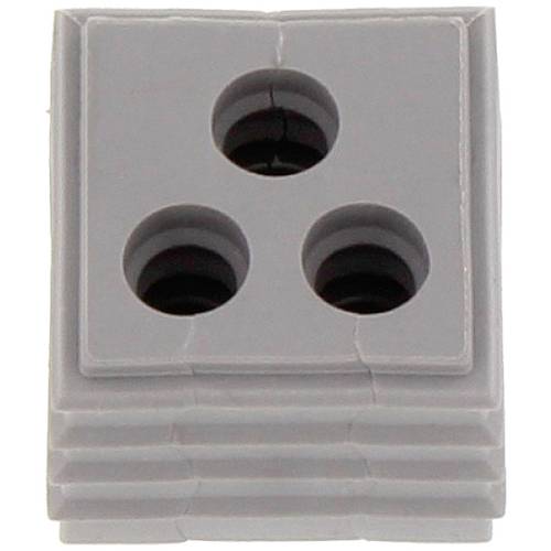 CONTA-CLIP KDS-DE 3X5-6 GR Dichtelement Thermoplastisches Elastomer Grau 10 St.