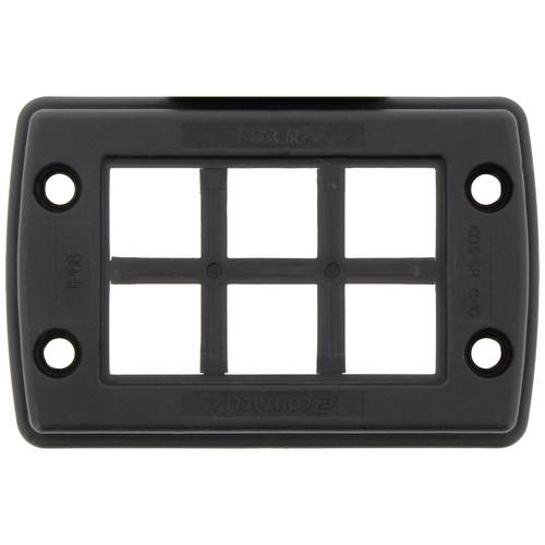 CONTA-CLIP KDS-Set 6/10 BK Kabeldurchführung Polyamid 6.6 Schwarz 1 St.