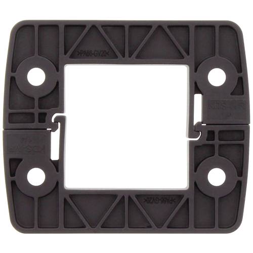 CONTA-CLIP KDS-IVR 1-4 BK Verriegelungsrahmen Plattenstärke (max.) 3 mm Polyamid 6.6 Schwarz 1 St.