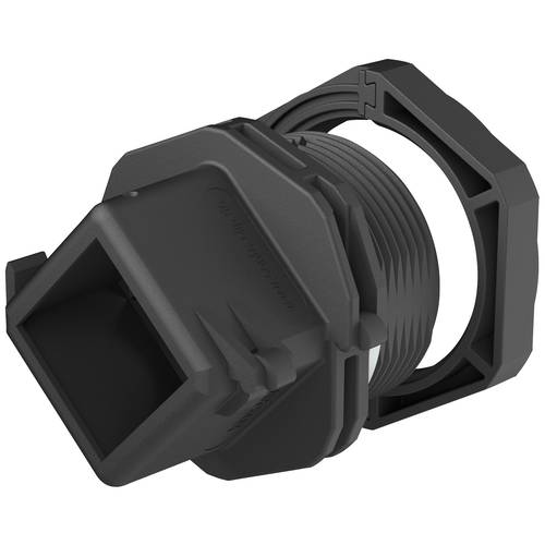 CONTA-CLIP 28611.4 Kabelverschraubung mit Gegenmutter, mit Dichtung, mit Zugentlastung M25 Polyamid 6.6 Schwarz 1 St.