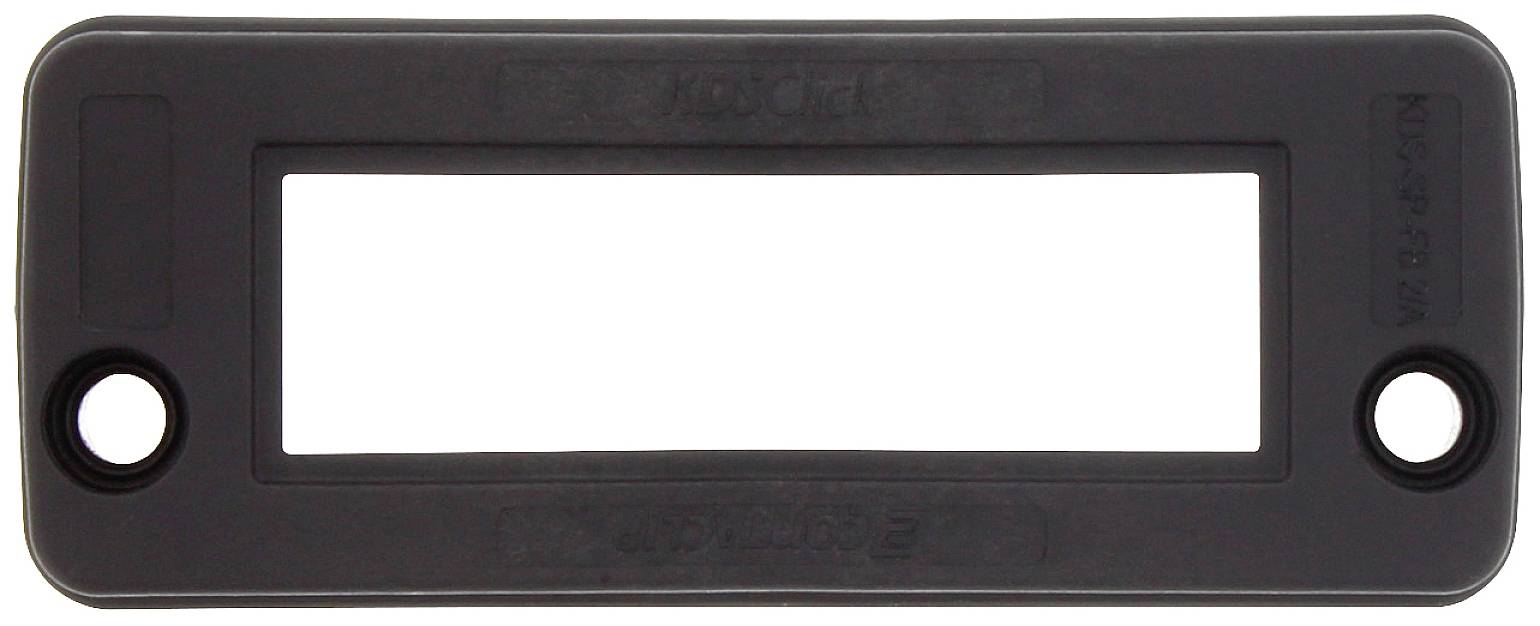 CONTA-CLIP KDS-SR-FB2/A BK Kabeldurchführung Polyamid 6.6 Schwarz 1 St.