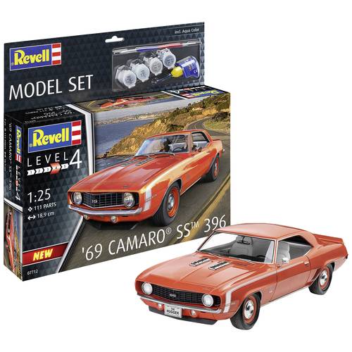 Revell 67712 Model Set 69 Camaro® SS™ 396 Automodell Bausatz 1:25