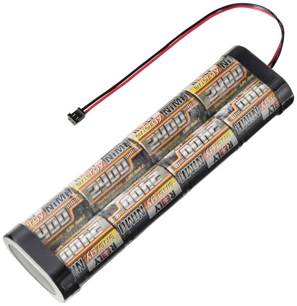 Reely Modellbau-Akkupack (NiMh) 9.6 V 2400 mAh Zellen-Zahl: 8  Sub-C Sub-C Stick Graupner
