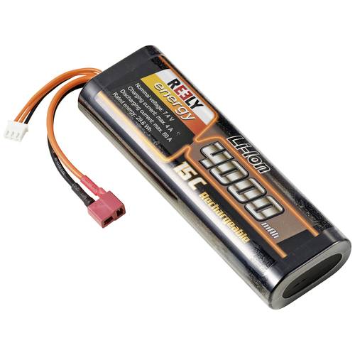 Reely Modellbau-Akkupack (LiIon) 7.4 V 4000 mAh Zellen-Zahl: 2 15 C Hardcase T-Stecksystem