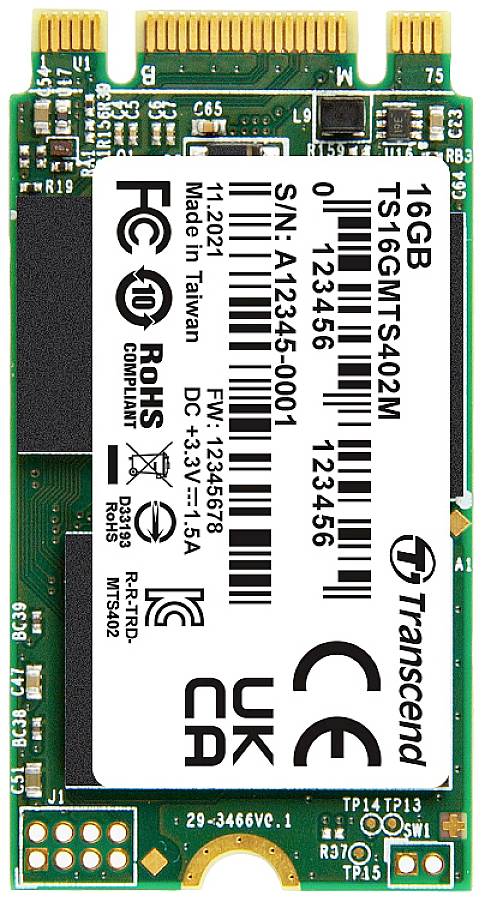 TRANSCEND MTS402M 16GB