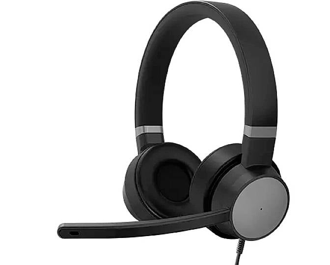 Lenovo Go Wired ANC Kopfhörer Kabelgebunden Kopfband Car/Home office USB Typ-C Schwarz-1