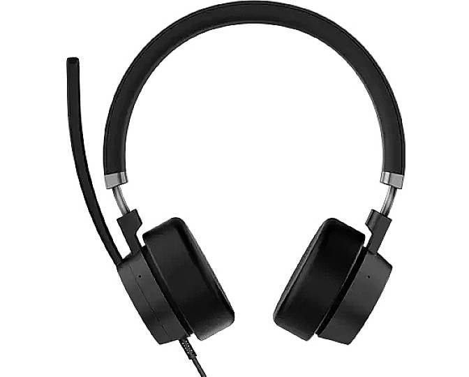 Lenovo Go Wired ANC Kopfhörer Kabelgebunden Kopfband Car/Home office USB Typ-C Schwarz-4