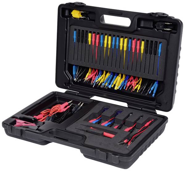 KS Tools 1500950 12/24V Master Diagnose Prüf- und Mess-Kabel-Satz, 92-tlg