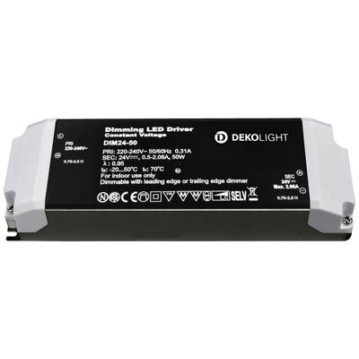 Deko Light BASIC, DIM, CV, 24V 12-50W LED-Treiber Konstantspannung 50 W 500 - 2080 mA 24 V 1 St.