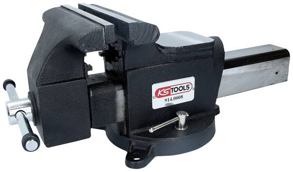KS Tools 9140008 Schraubstock 914.0008 Backenbreite: 200 mm Spann-Weite (max.): 200 mm