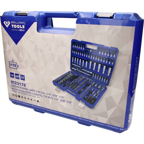 Brilliant Tools BT023172 Steckschlüsselsatz 172teilig BT023172
