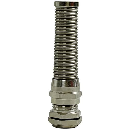 TRU COMPONENTS HX-NZM16 Kabelverschraubung mit Zugentlastung M16 Messing Messing 1 St.