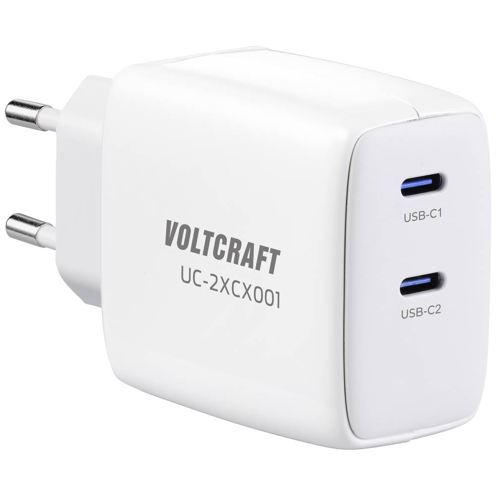 VOLTCRAFT GaN VC-13091940 USB-oplader Binnen Uitgangsstroom (max.) 3.25 A 2 x USB-C