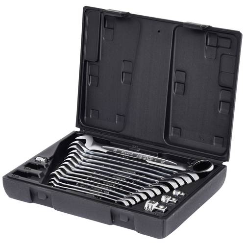 KS Tools 503.4666 5034666 Ring-Maulschlüssel-Satz 16teilig Schlüsselweite (Metrisch) 19 mm