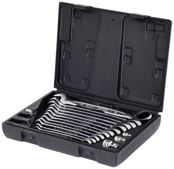 KS Tools 503.4666 Ring-Maulschlüssel-Satz 16teilig Schlüsselweite (Metrisch) 19 mm