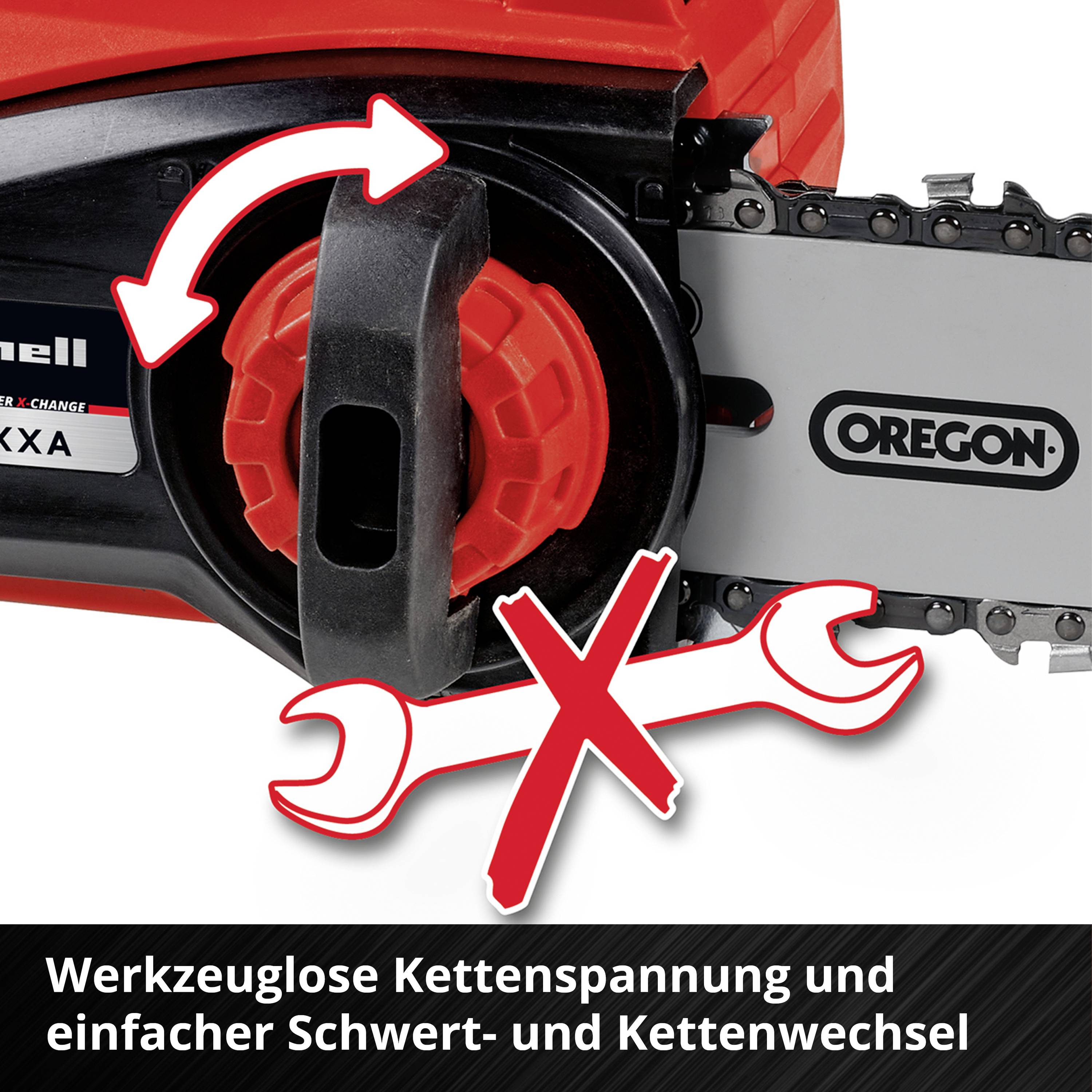 Einhell Professional FORTEXXA 18/20 TH Akku Akku-Kettensäge ohne Akku, ohne Ladegerät 18 V Schwertlänge 200 mm-4