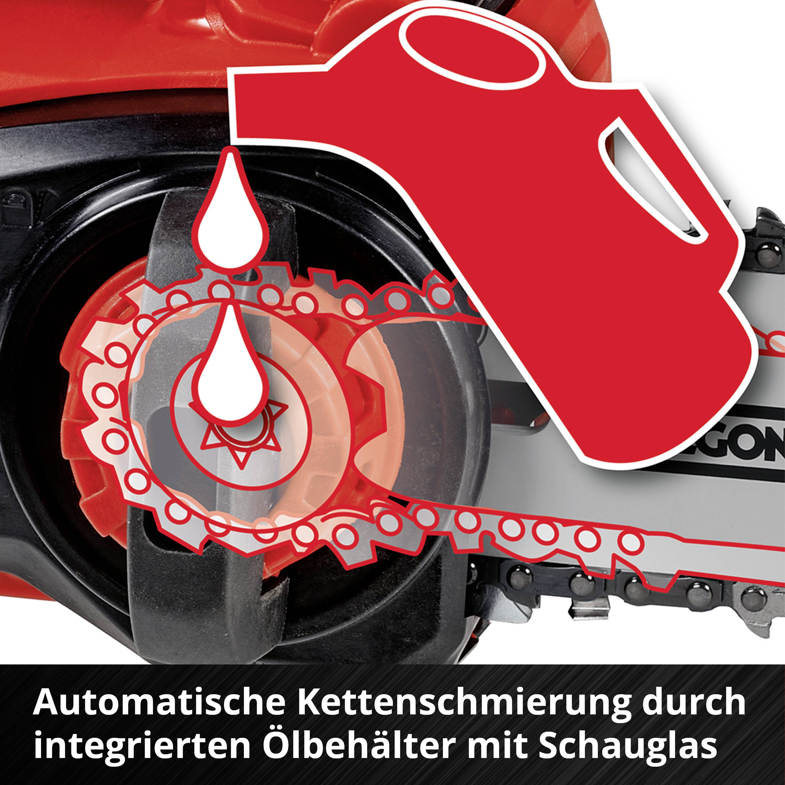 Einhell Professional FORTEXXA 18/20 TH Akku Akku-Kettensäge ohne Akku, ohne Ladegerät 18 V Schwertlänge 200 mm-7