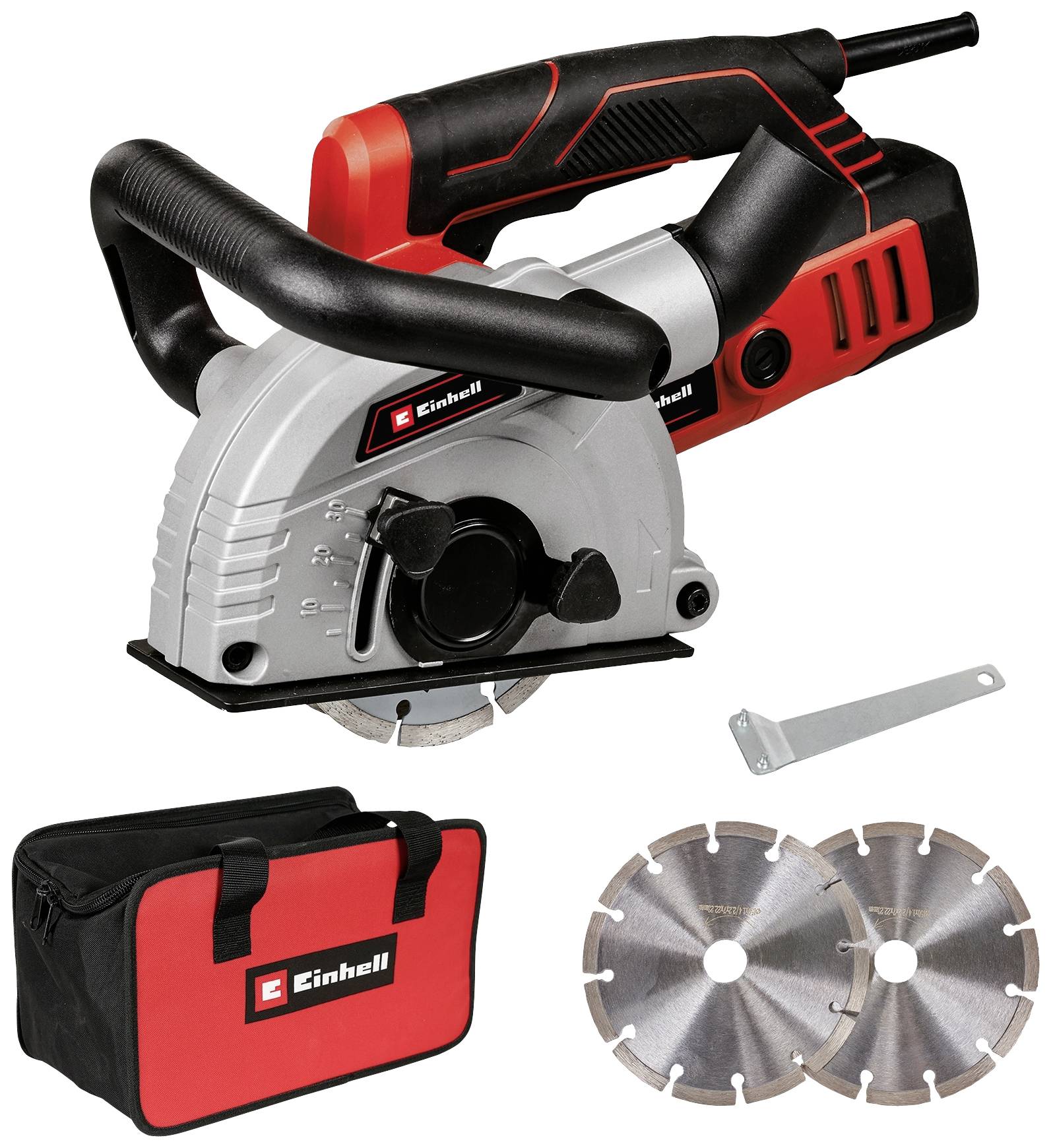 Einhell TE-MA 1500 4350735 Murspårfräs 125 mm exkl. batteri/laddare, Utan laddare, inkl. Tillbehör 1500 W 240 V