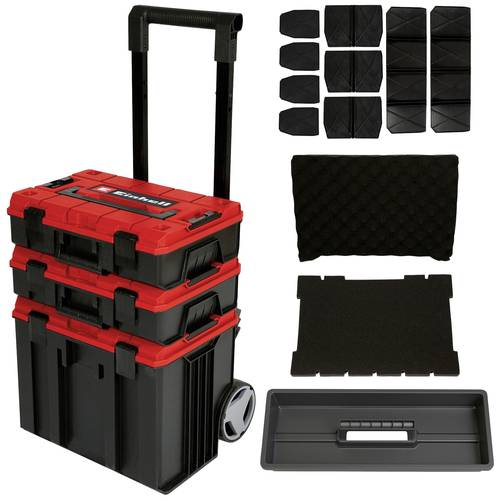 Thumbnail - Einhell E-Case Tower 4540015 Transportkoffer Kunststoff Schwarz, Rot (L x B x H) 430 x 400 x 675 mm